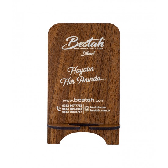 Ahşap Dekoratif Telefon tutucu stand